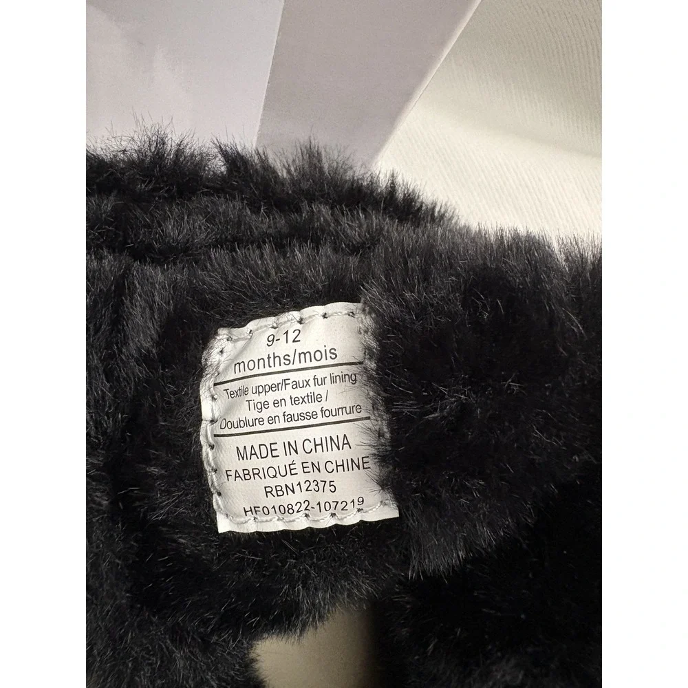 NEW Robeez First Kicks Faux-Fur Asheville Boots Size 9-12 Months Robeez Boots